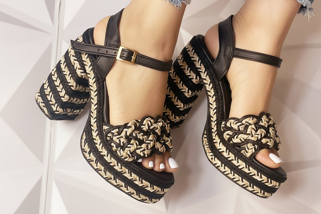 Black Jute "Tacón"