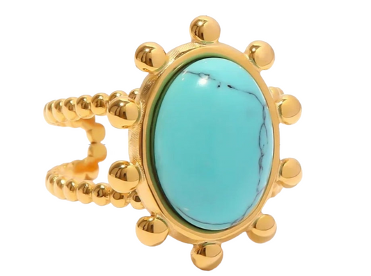 Bague Soleil Turquoise