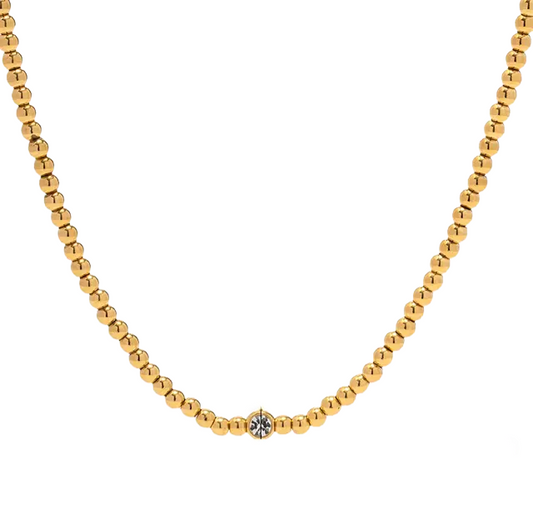 Gold Ordy Necklace