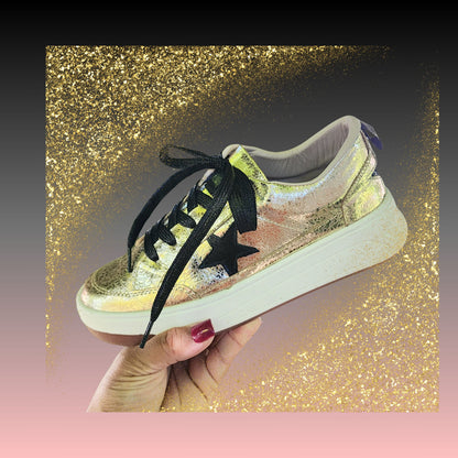 Golden Star Leather Sneakers