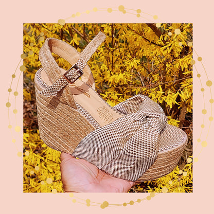 Keis Jute Wedge Sandals