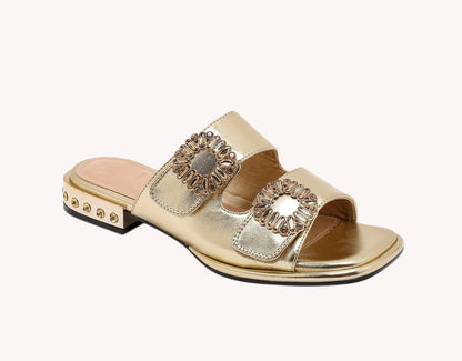 Marina Jewel Buckle Sandal