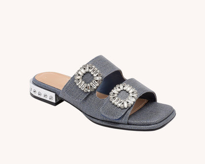 Marina Jewel Buckle Sandal