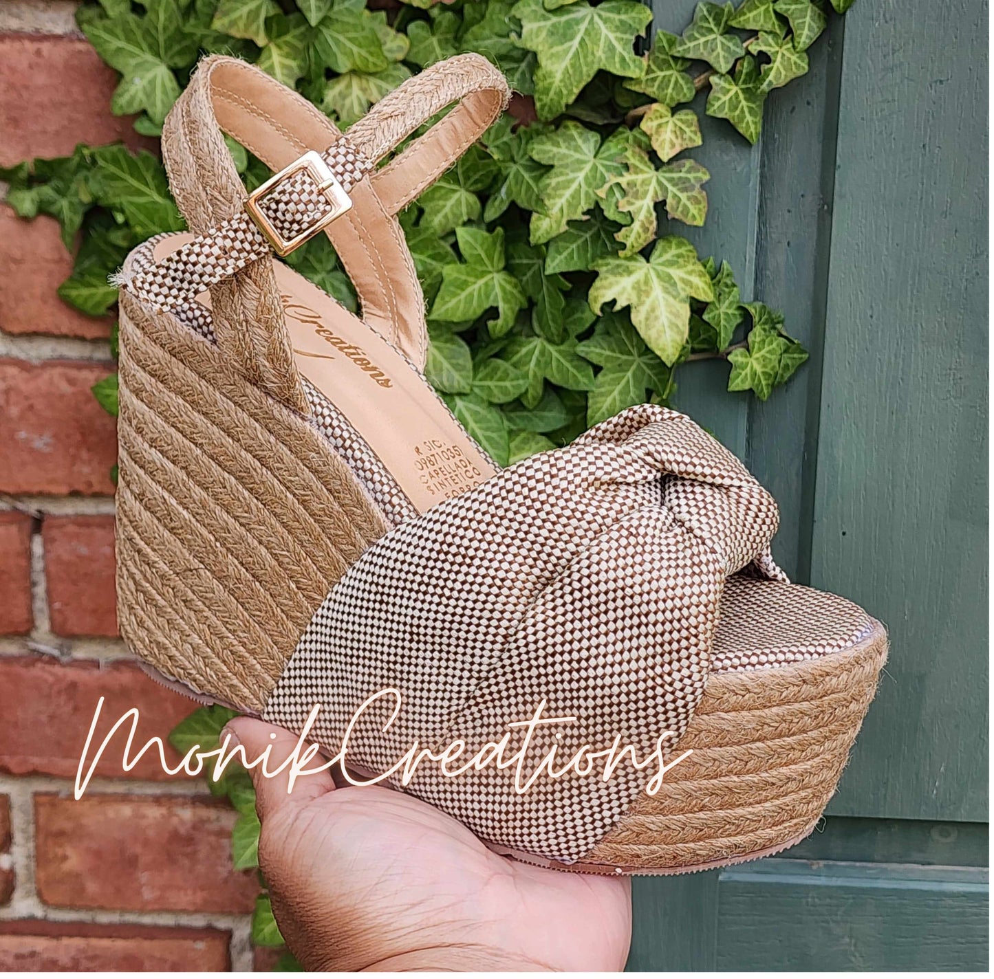 Keis Jute Wedge Sandals