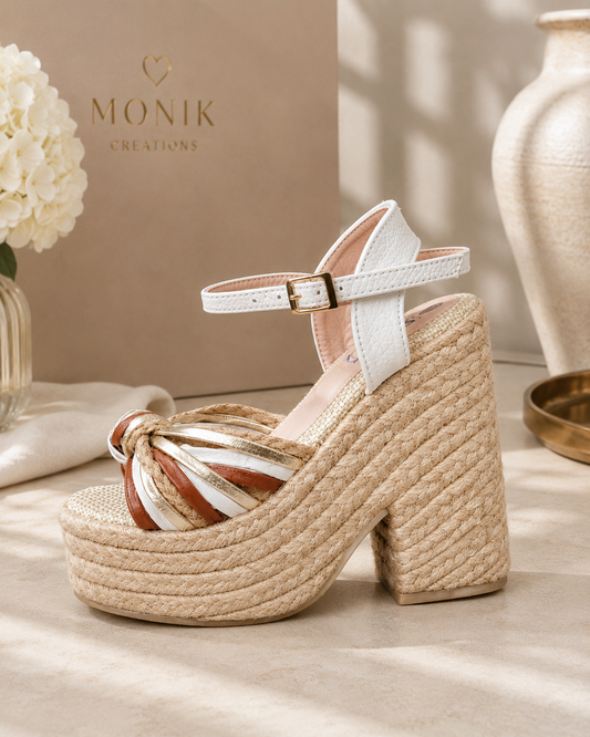 Leather & Jute Monik's "Tacón"