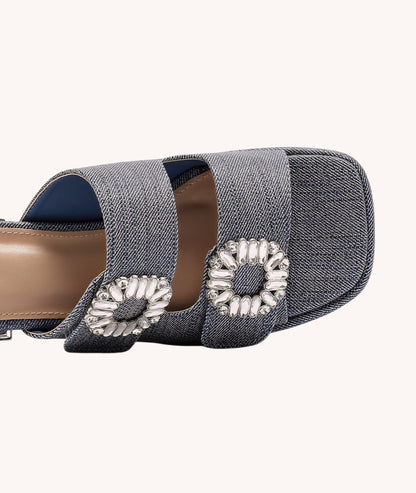 Marina Jewel Buckle Sandal