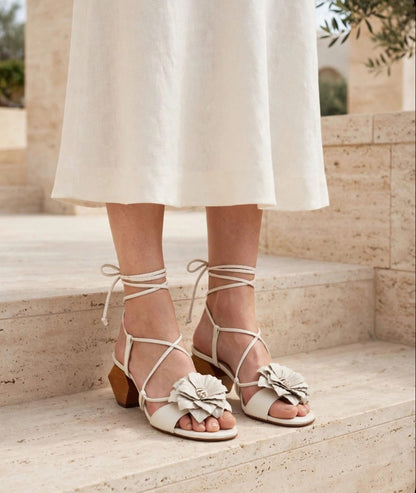 Isla Bloom Lace-Up Sandal
