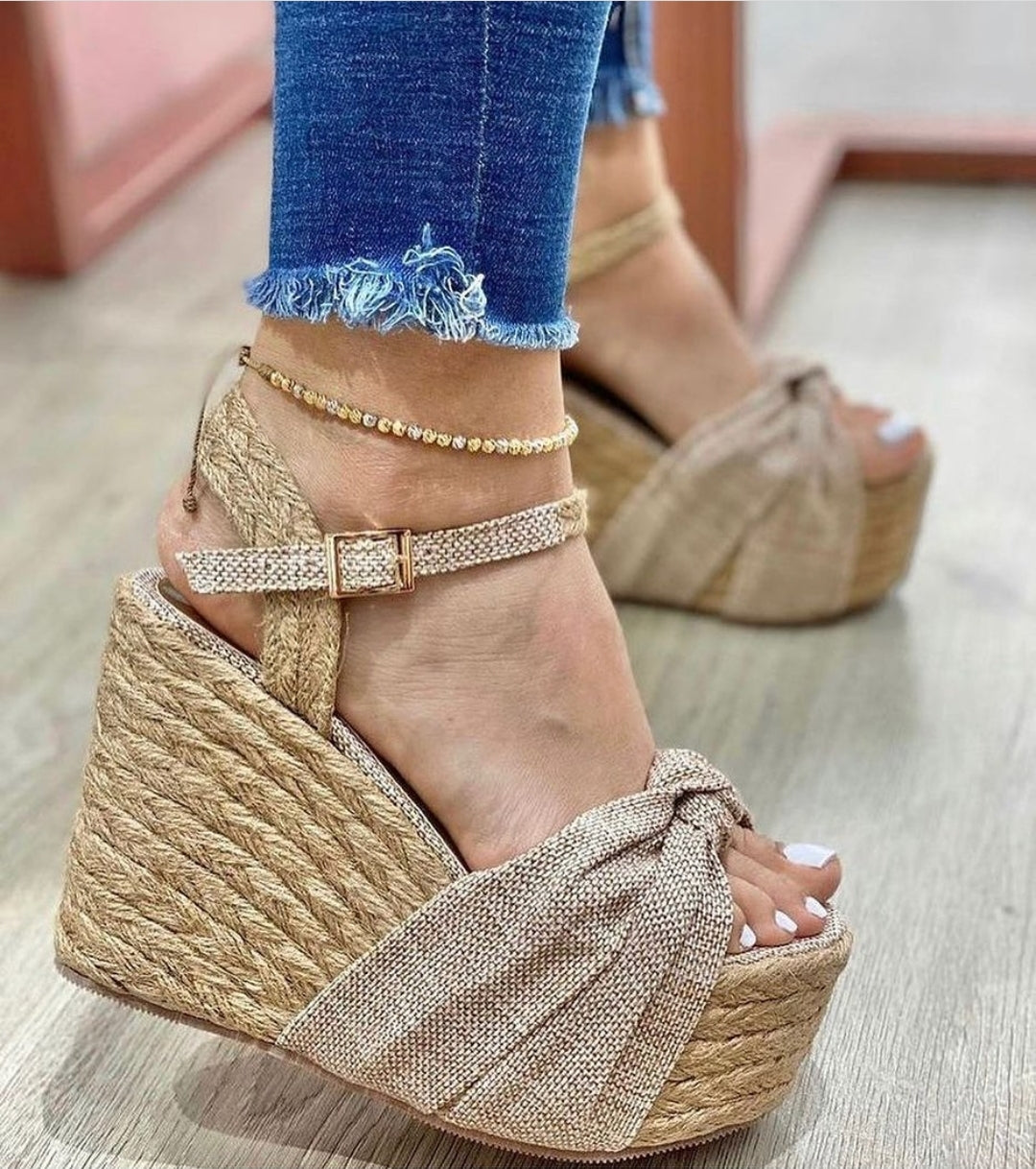Sandalias Plataforma Yute